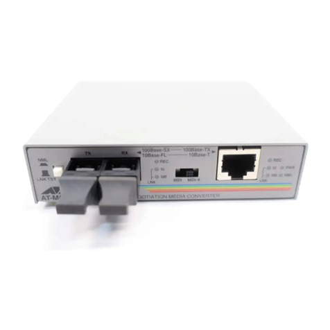 Allied Telesis AT-MC115XL User manual