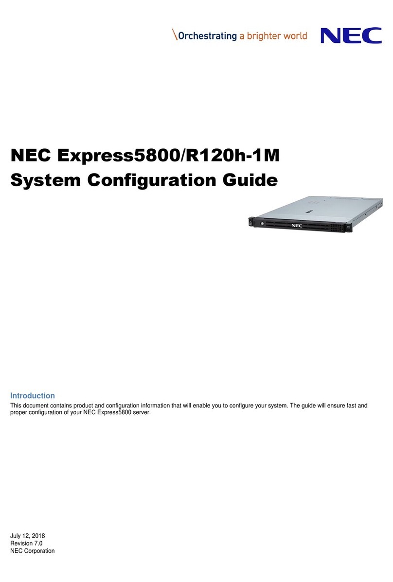 NEC NEC Express5800 Series User manual