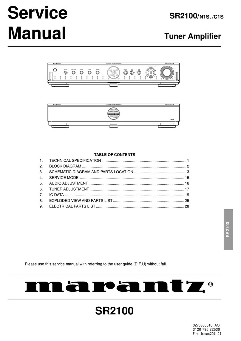 Marantz SR2100/C1S User manual