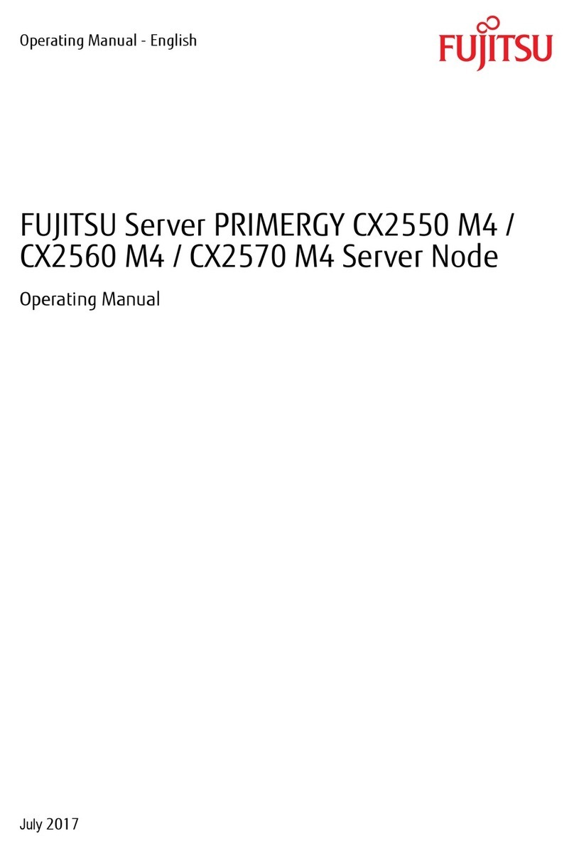Fujitsu PRIMERGY CX2550 M4 User manual