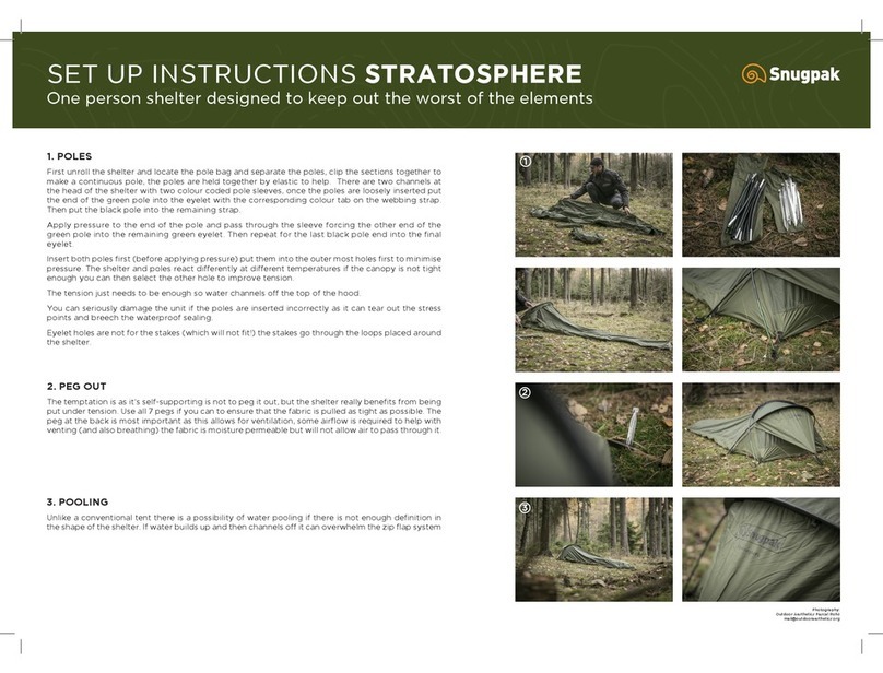 Snugpack STRATOSPHERE Setup instructions