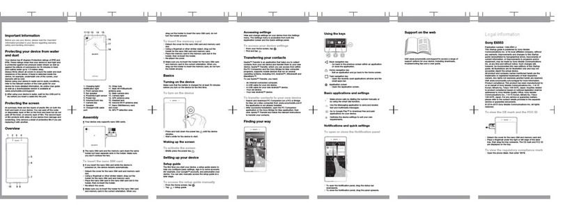 Sony Xperia Z3+ User guide