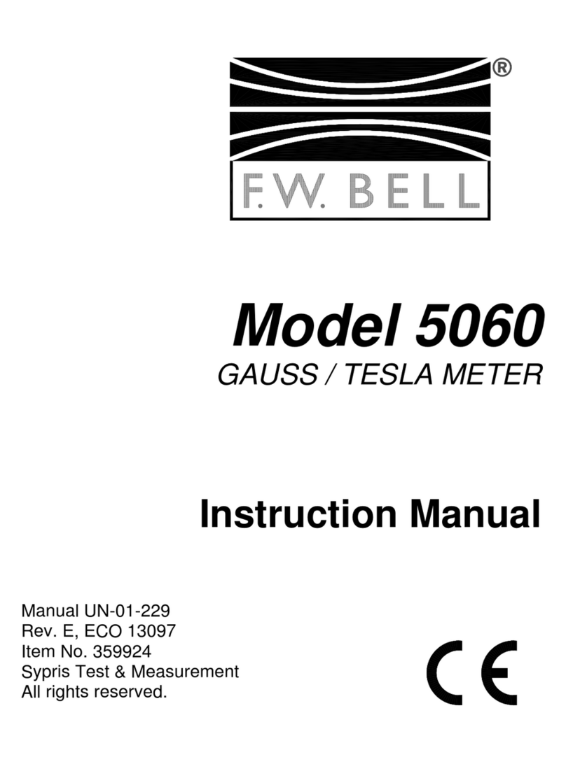 F.W. Bell 5060 instruction manual