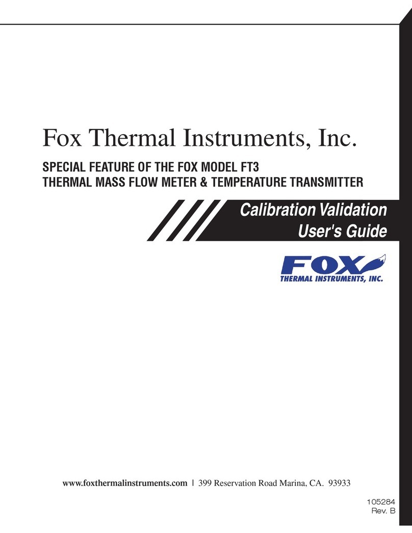 Fox Thermal Instruments FT3 user guide