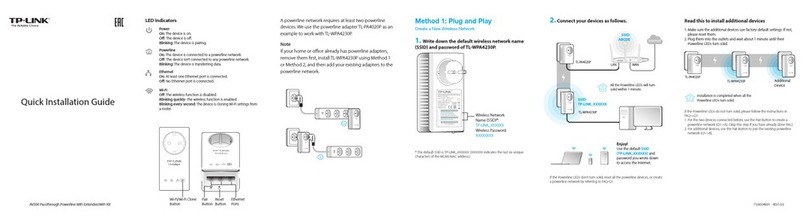 TP-Link TL-WPA4230P User manual TP-Link TL-WPA4230P User manual