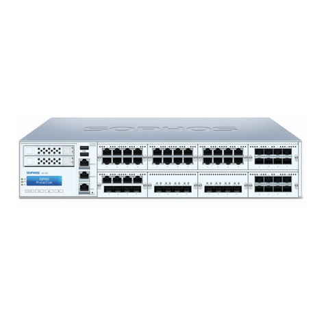 Sophos XG 750 User manual Sophos XG 750 User manual
