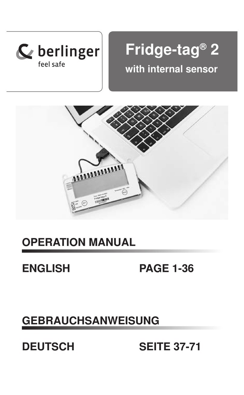 berlinger Fridge-tag 2 Operation manual