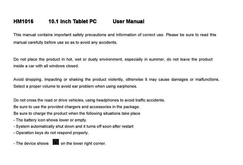Handxom HM1016 user manual