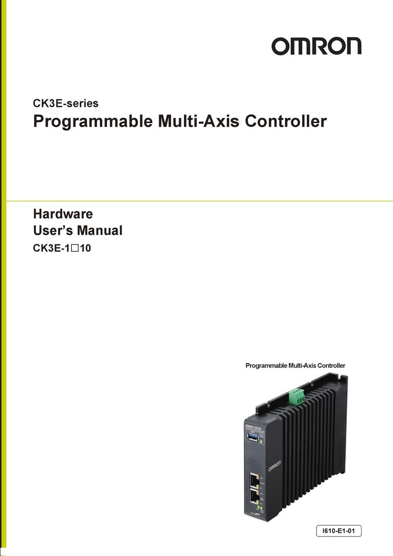 Omron CK3E-1210 Instructions for use