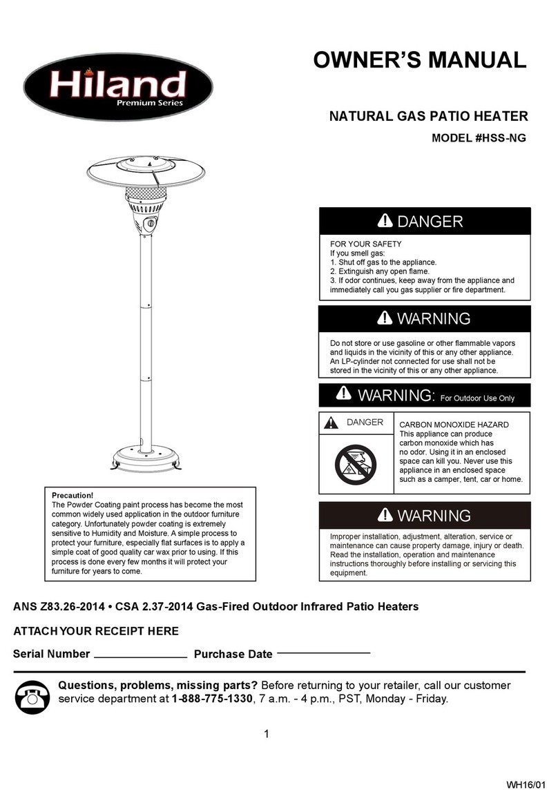 Hiland HSS-NG owner's manual