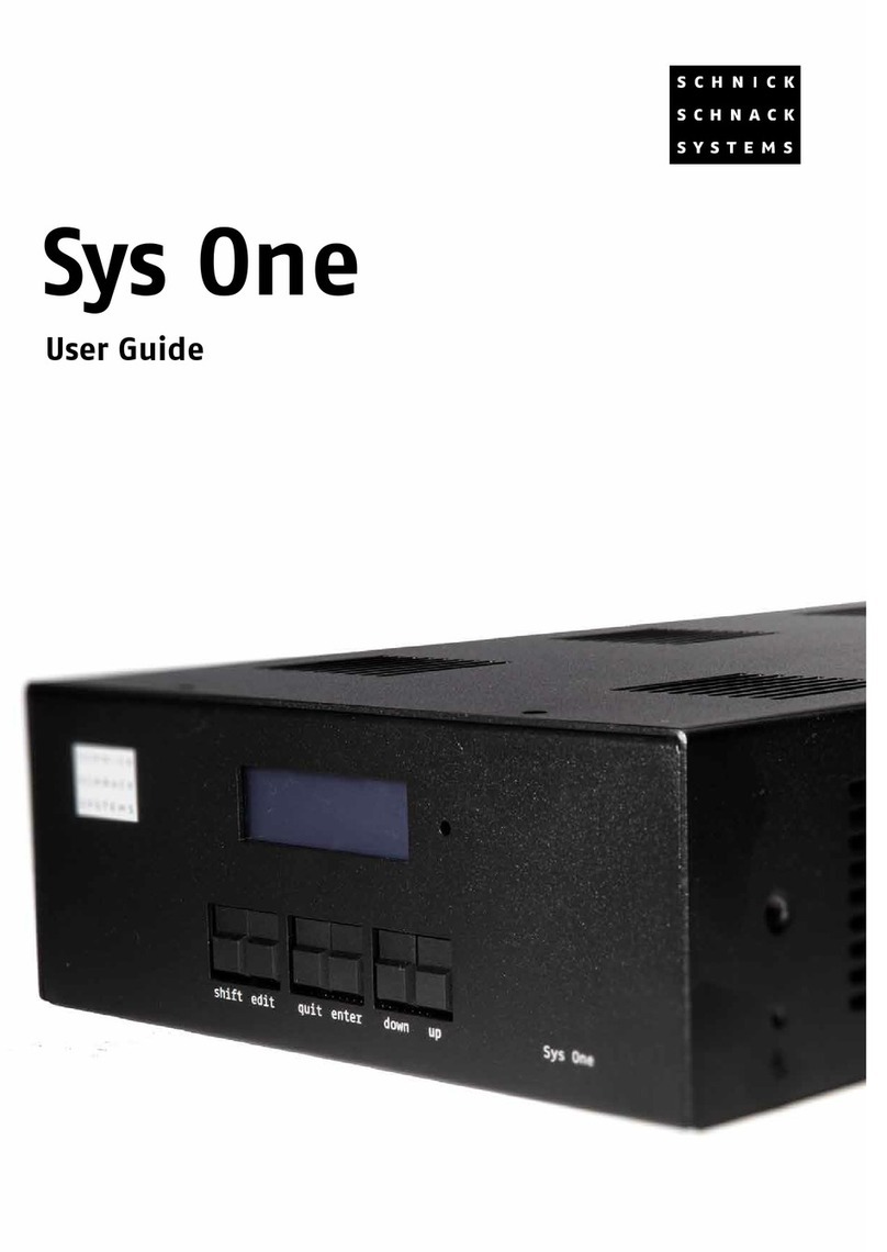 Schnick-Schnack-Systems Sys One user guide