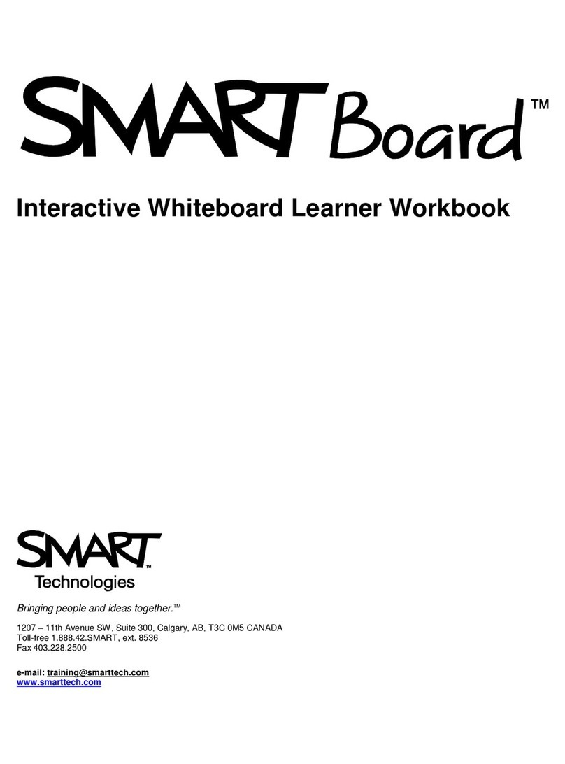Smart Technologies Smart Board Operation instructions