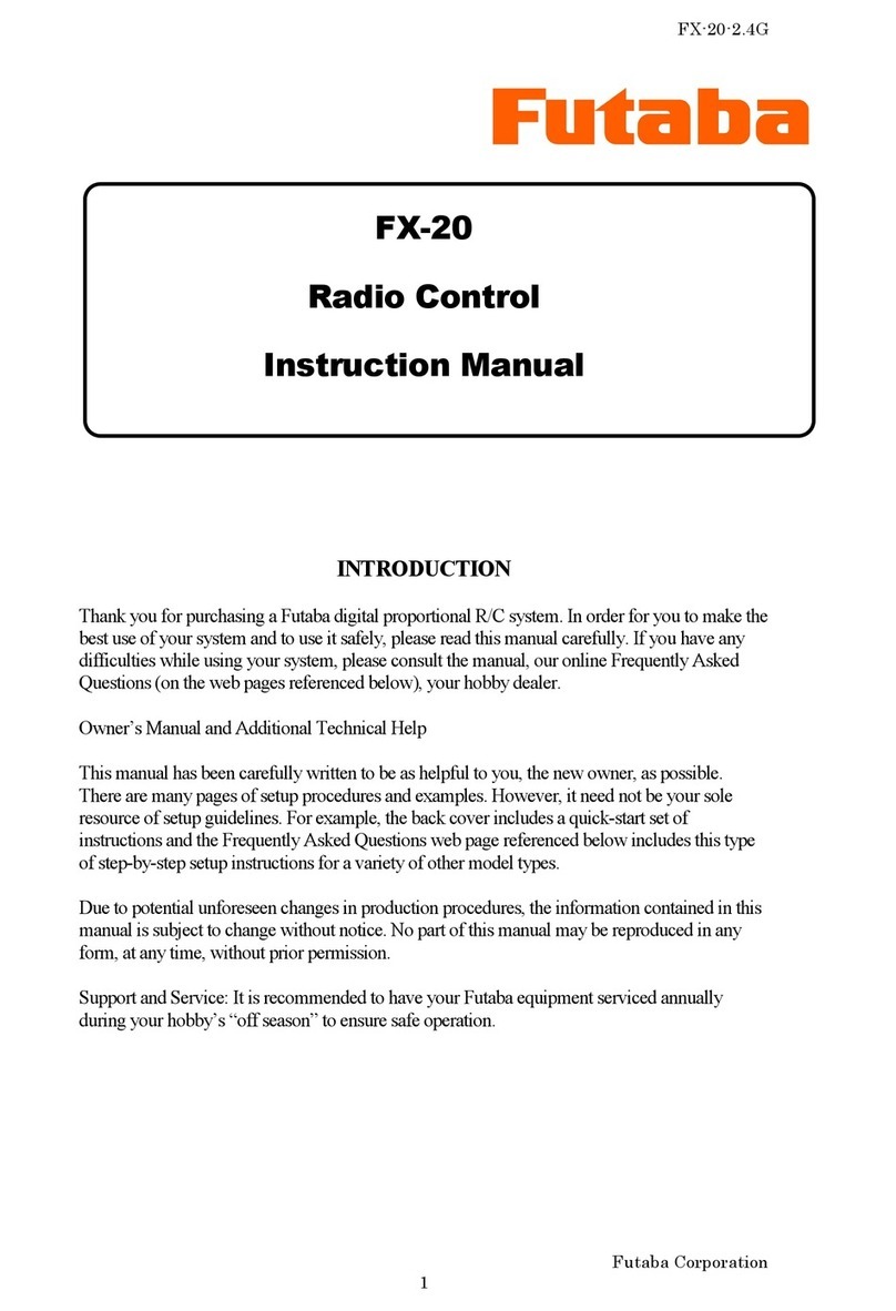FUTABA FX-20 User manual FUTABA FX-20 User manual