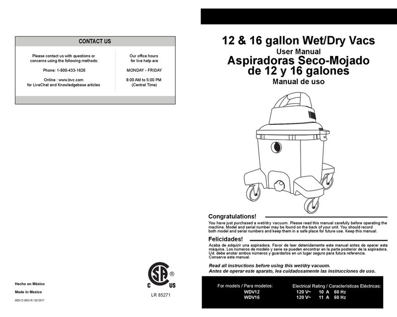 Ventamatic WDV12 user manual