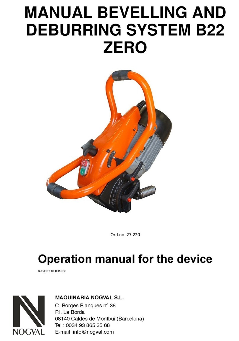 Nogval B22 ZERO Operation manuals