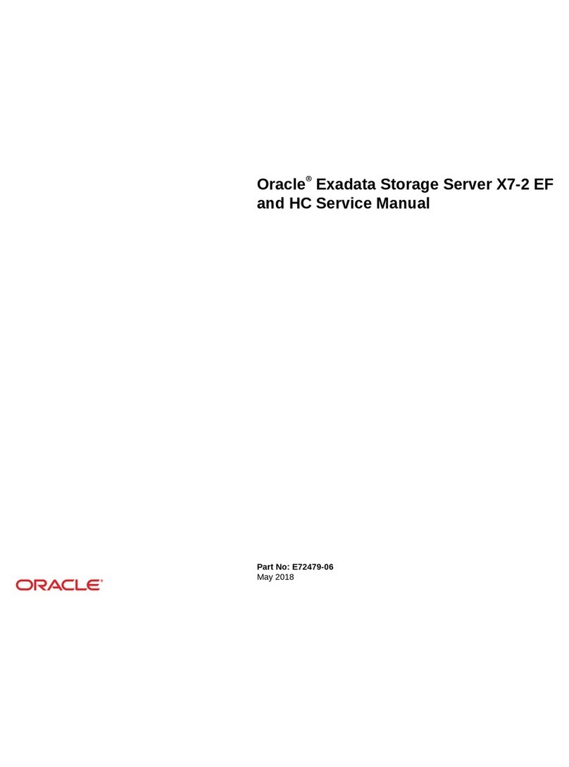 Oracle Exadata Storage Server X7-2 EF Service manual Oracle Exadata Storage Server X7-2 EF Service manual
