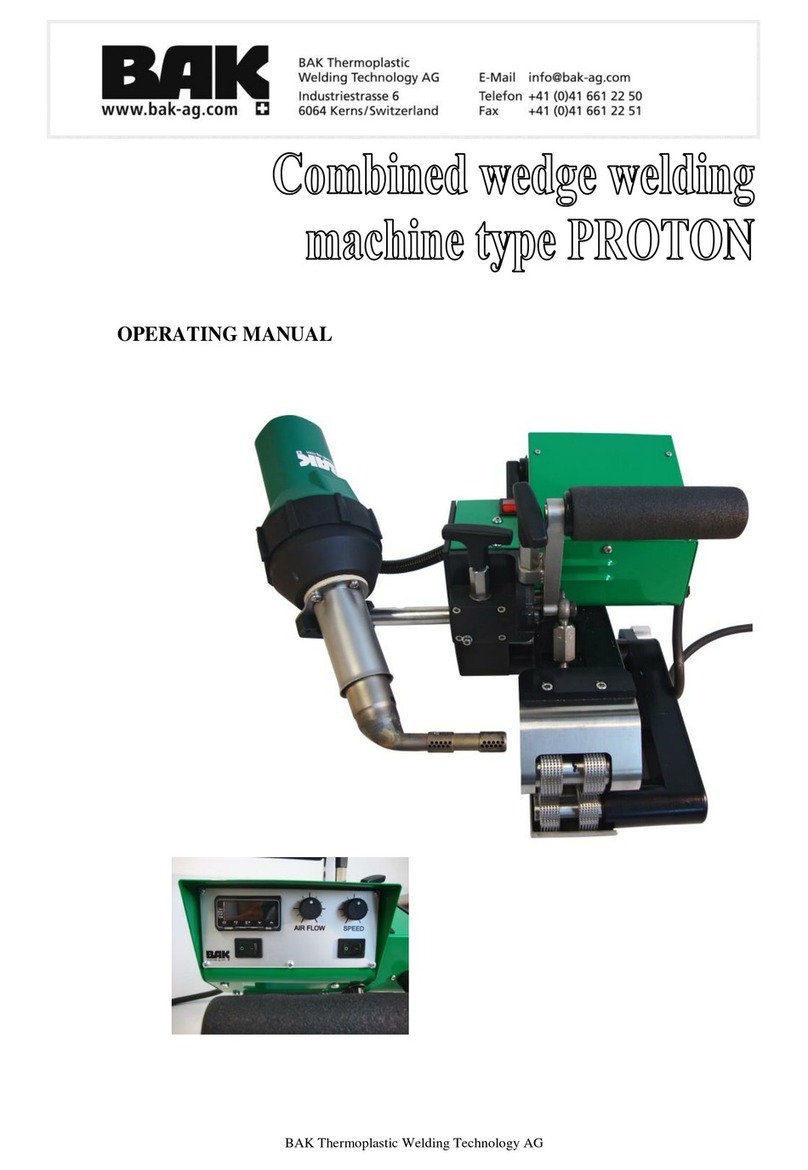 BAK proton operating manual