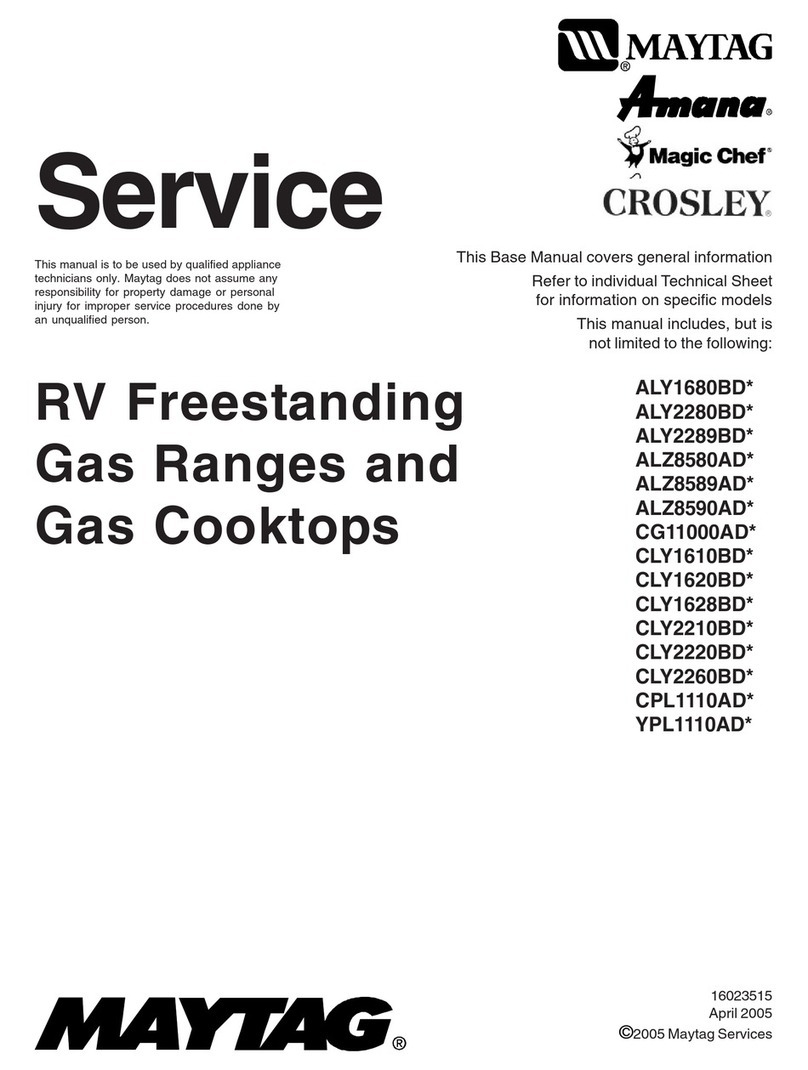 Maytag ALY1680BD series User manual