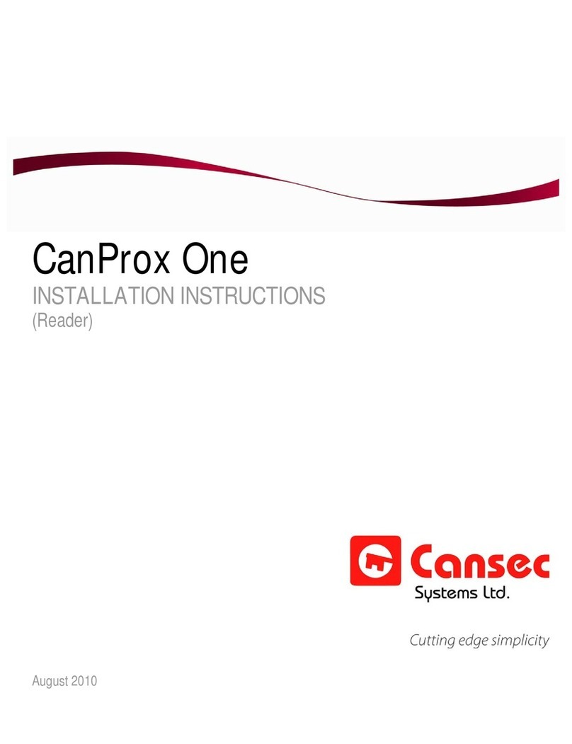 Cansec CanProx One installation instructions