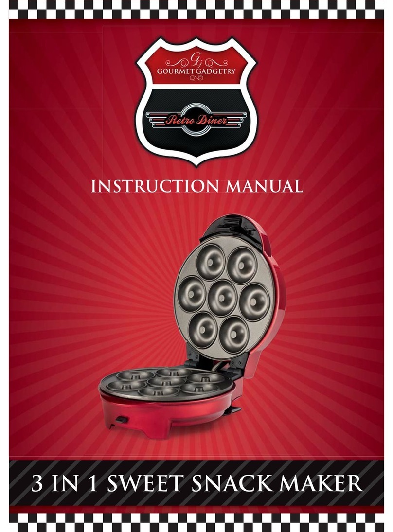 Gourmet Gadgetry Retro Diner SW237 User manual Gourmet Gadgetry Retro Diner SW237 User manual