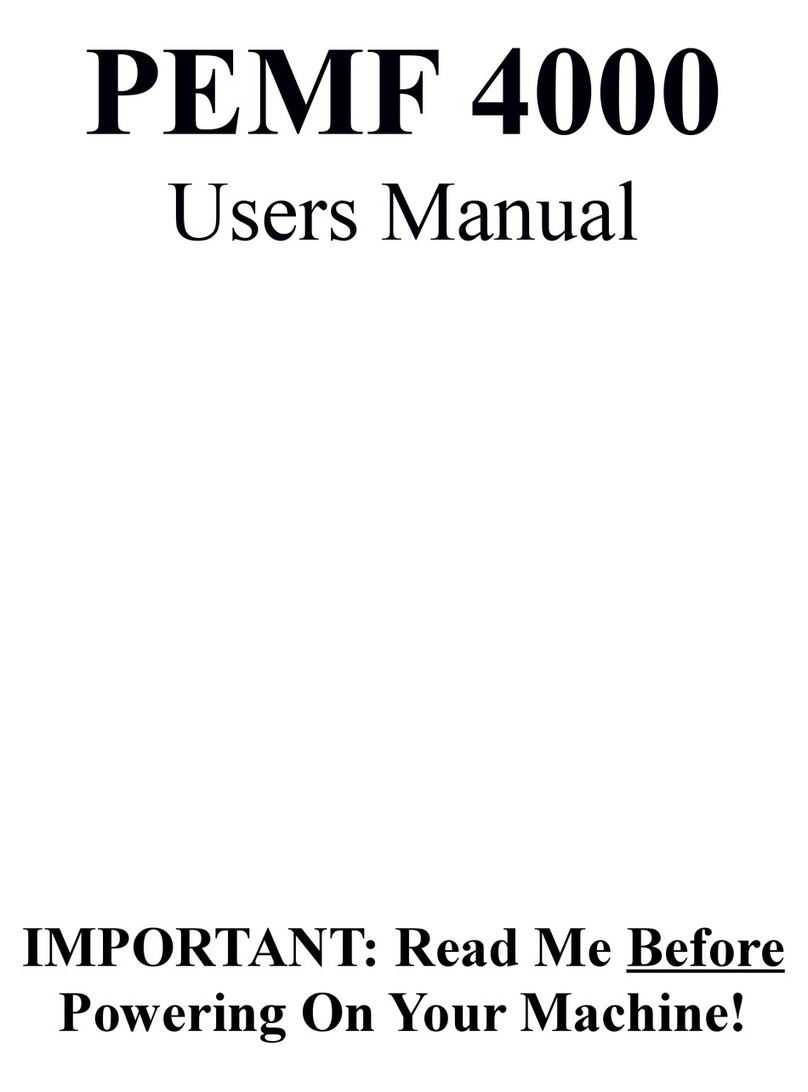 Lemuria Technologies PEMF 4000 user manual Lemuria Technologies PEMF 4000 user manual