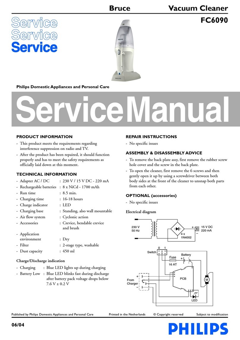 Philips FC6090 Service manual