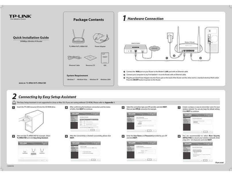 TP-Link TL-WR841N User manual