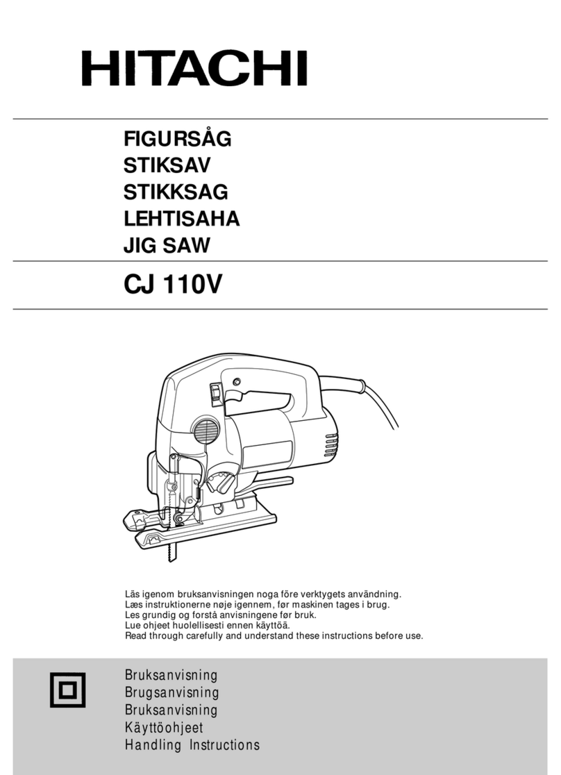 Hitachi CJ 110V User manual