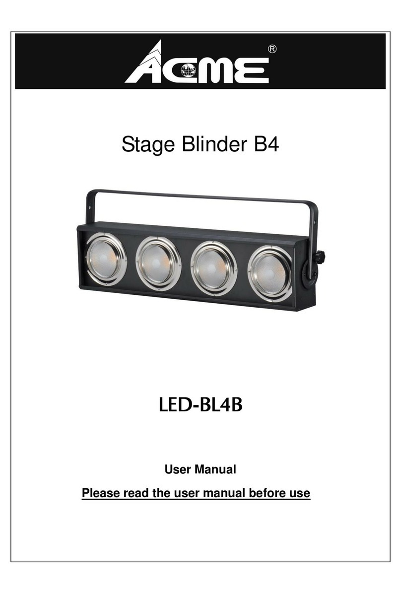 ACME LED-BL4B User manual ACME LED-BL4B User manual