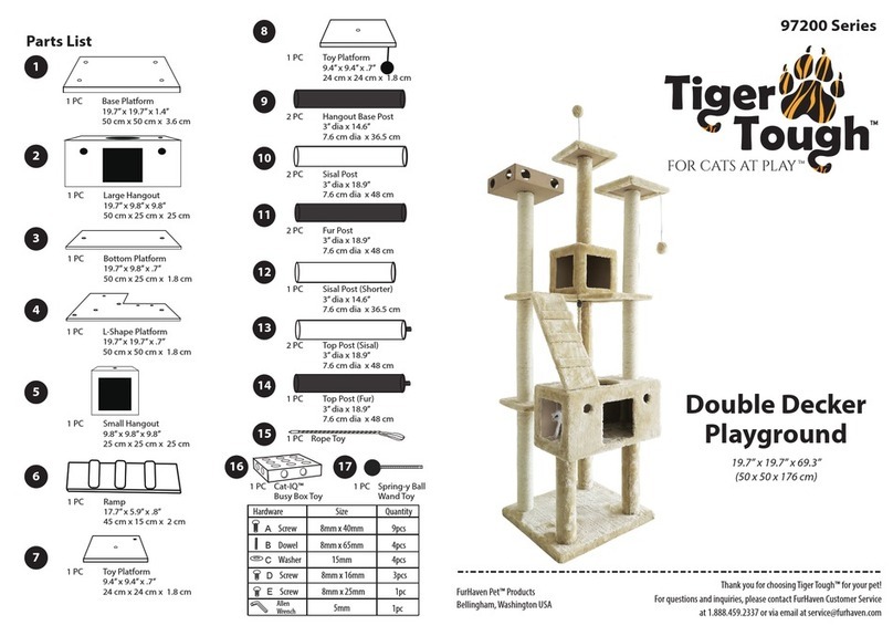 FurHaven Pet Tiger Tough 97200 Series Assembly instructions