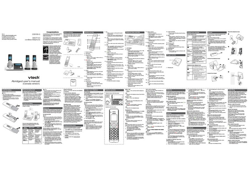 V-tech CS5158-3 User manual