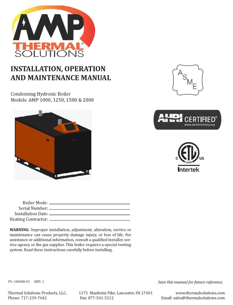 Thermal Solutions AMP 1000 User manual