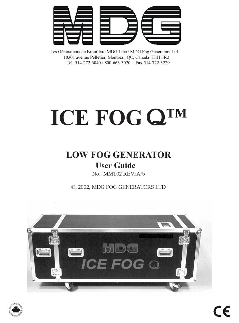 MDG ICE FOGQ User manual