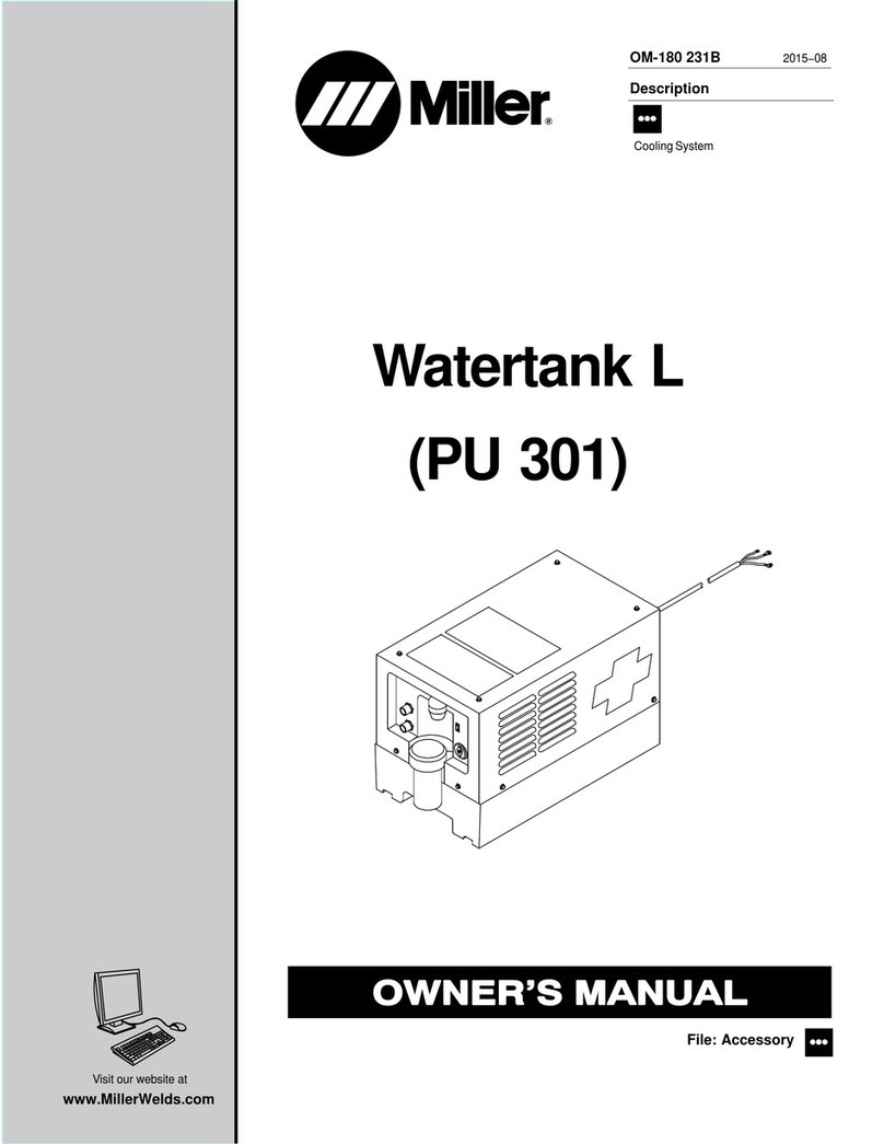 Miller Watertank L User manual