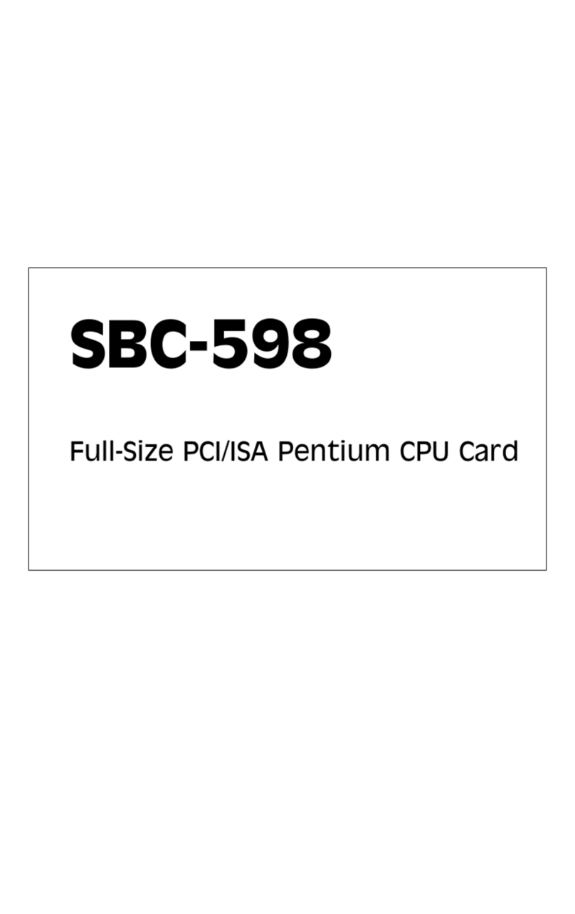 Aaeon SBC-598 User manual Aaeon SBC-598 User manual