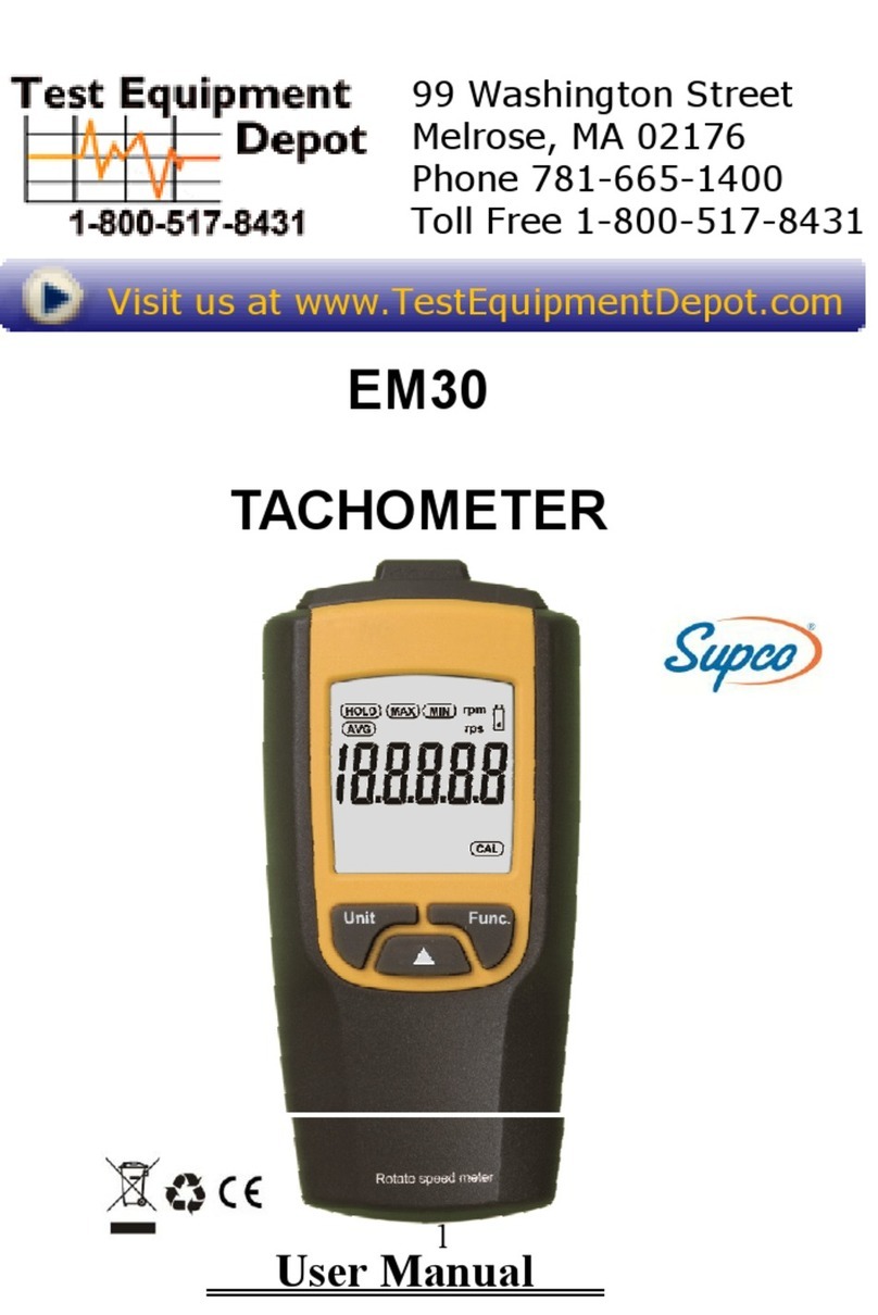 Supco EM30 User manual