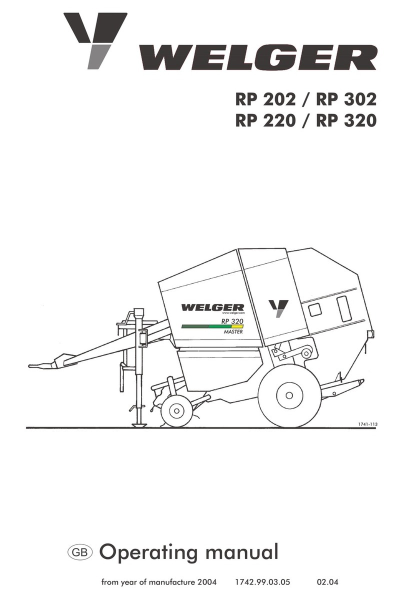 Welger RP 202 CLASSIC operating manual