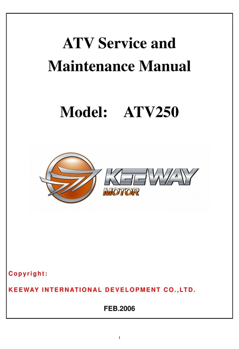 KEEWAY ATV250 Service and maintenance manual