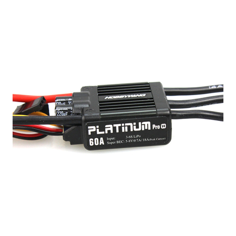 Hobby-Wing Platinum 60A V4 User manual