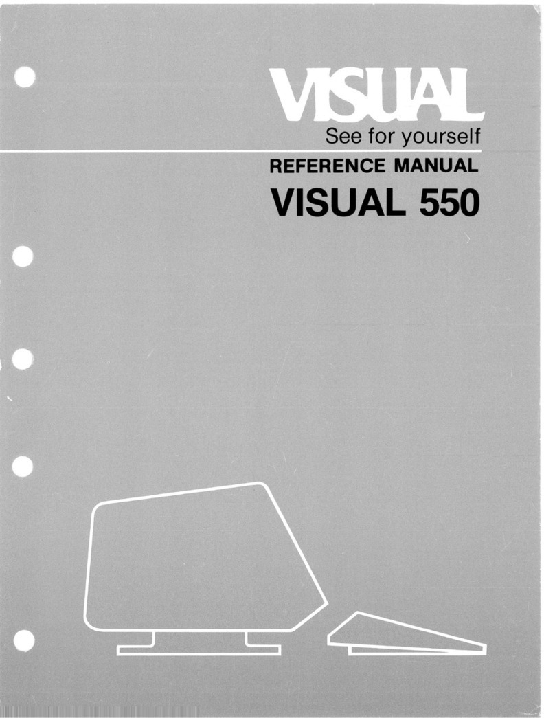 VISUAL 550 Reference manual