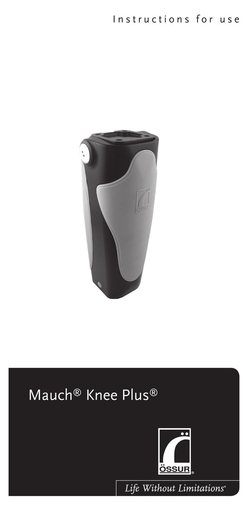 Ossur Mauch Knee Plus Instructions for use