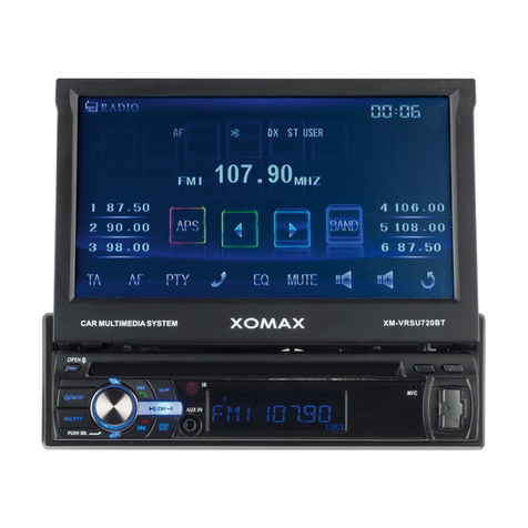 Xomax XM-VRSU720BT installation manual