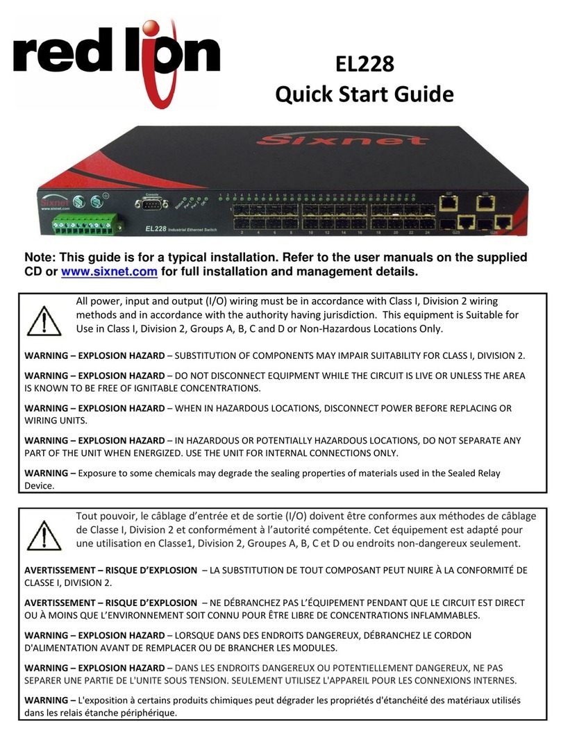 red lion EL228 quick start guide red lion EL228 quick start guide