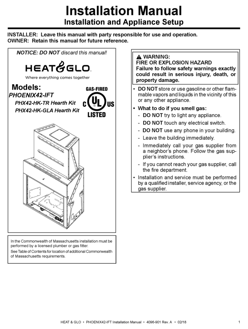 Heat & Glo PHOENIX42-IFT installation manual