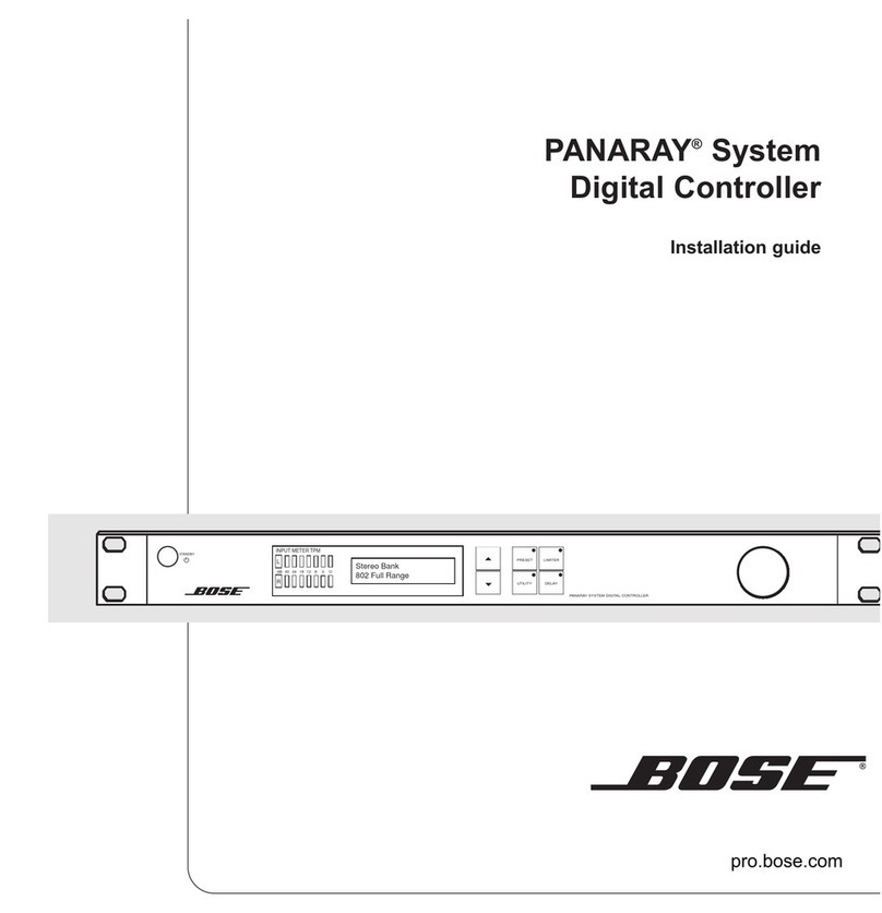 Bose PANARAY 620M User manual Bose PANARAY 620M User manual