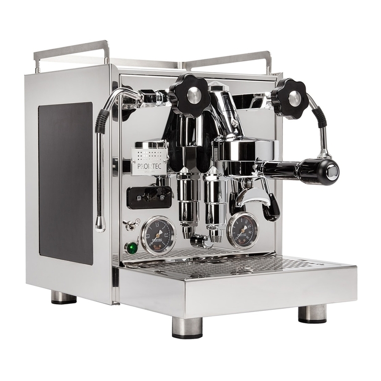 Profitec Pro 600 instruction manual