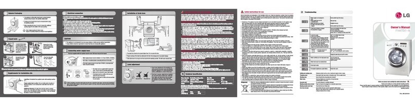 LG F1447TD User manual