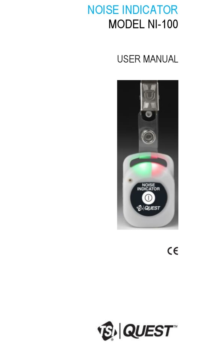 TSI Instruments Quest NI-100 User manual