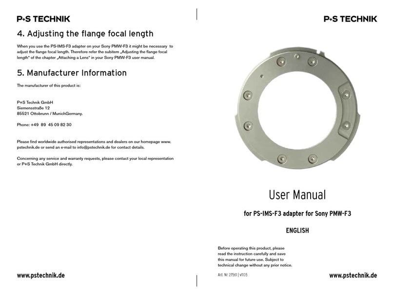 P+S Technik PS-IMS-F3 user manual