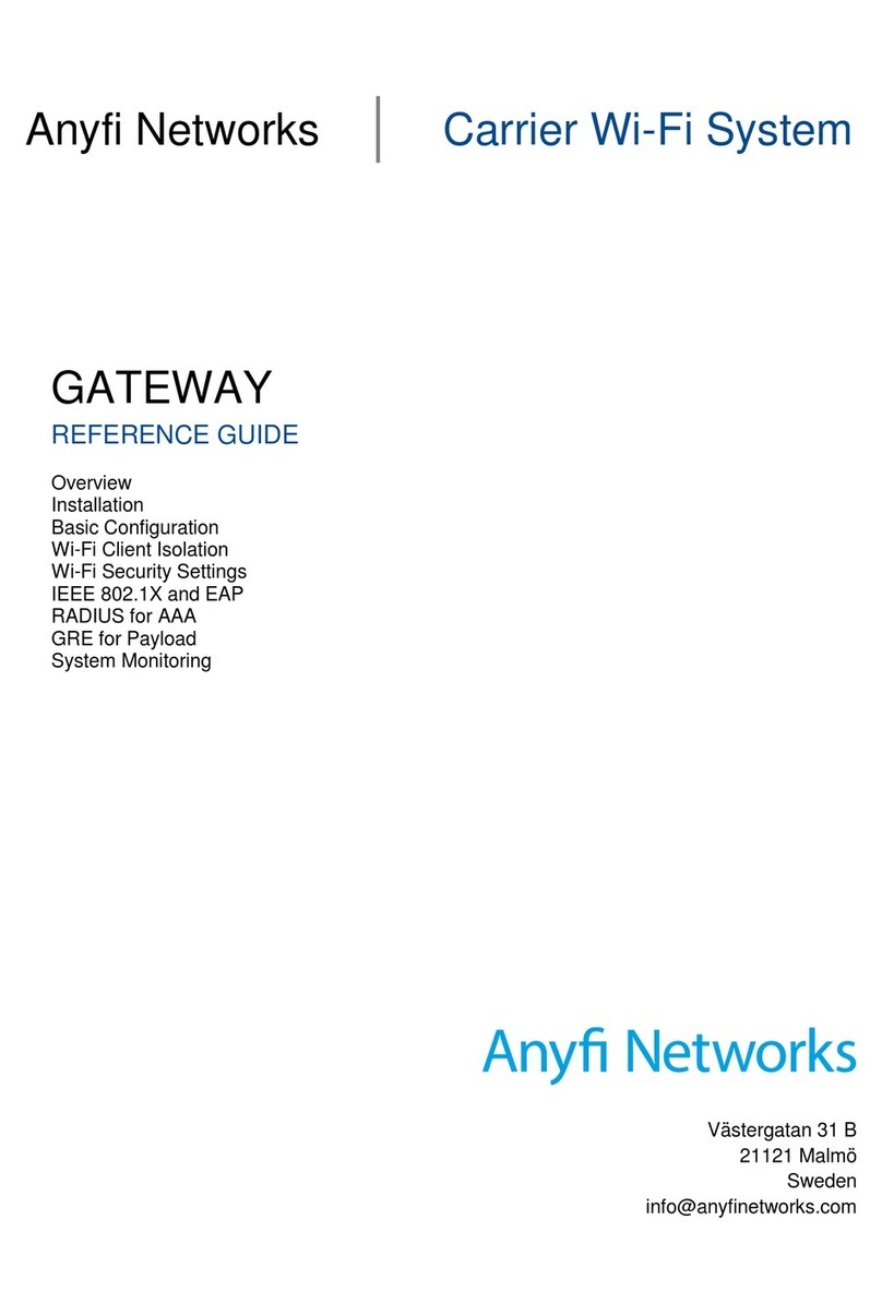 Anyfi Networks Carrier Wi-Fi System reference guide